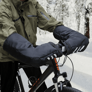 Fahrradlenker-Schutz - Wasserdicht - Reflektierend - Fahrradhandschuhe - Fahrradschutz-Fashion Peak