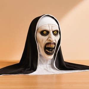 Halloween Maske - Gruselige Horror Nonne Halloween Kostüm Maske-Fashion Peak