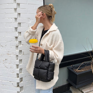 Gesteppte Puffer Shopper Tasche 1