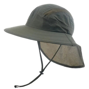 Sonnenhut | Nackenschutz | UV-Schutz | Outdoor-Hut | Fischerhut-Fashion Peak