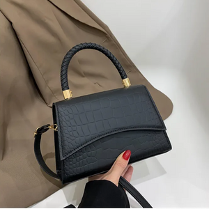 Umhängetasche | Kunstleder | Langer Riemen | Kleine Tasche | Damenhandtasche-Fashion Peak