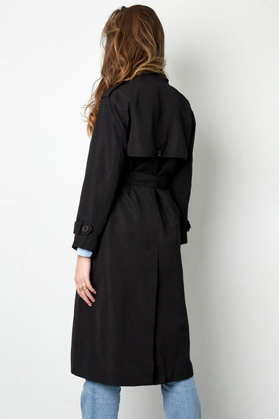 Trenchcoat - Klassischer doppelreihiger Trenchcoat mit Gürtel für Damen