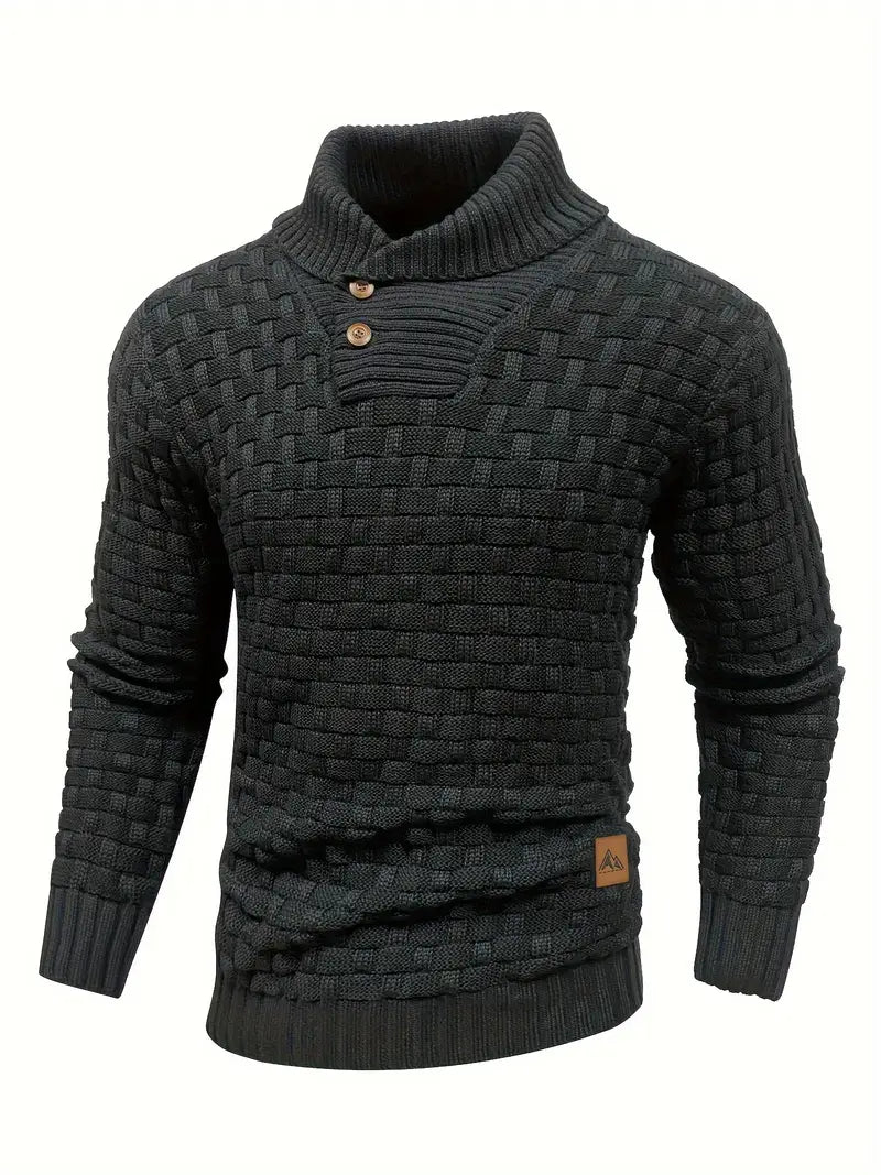 Strickpullover | Rollkragenpullover | Grobstrick | Strickpullover | Herrenbekleidung