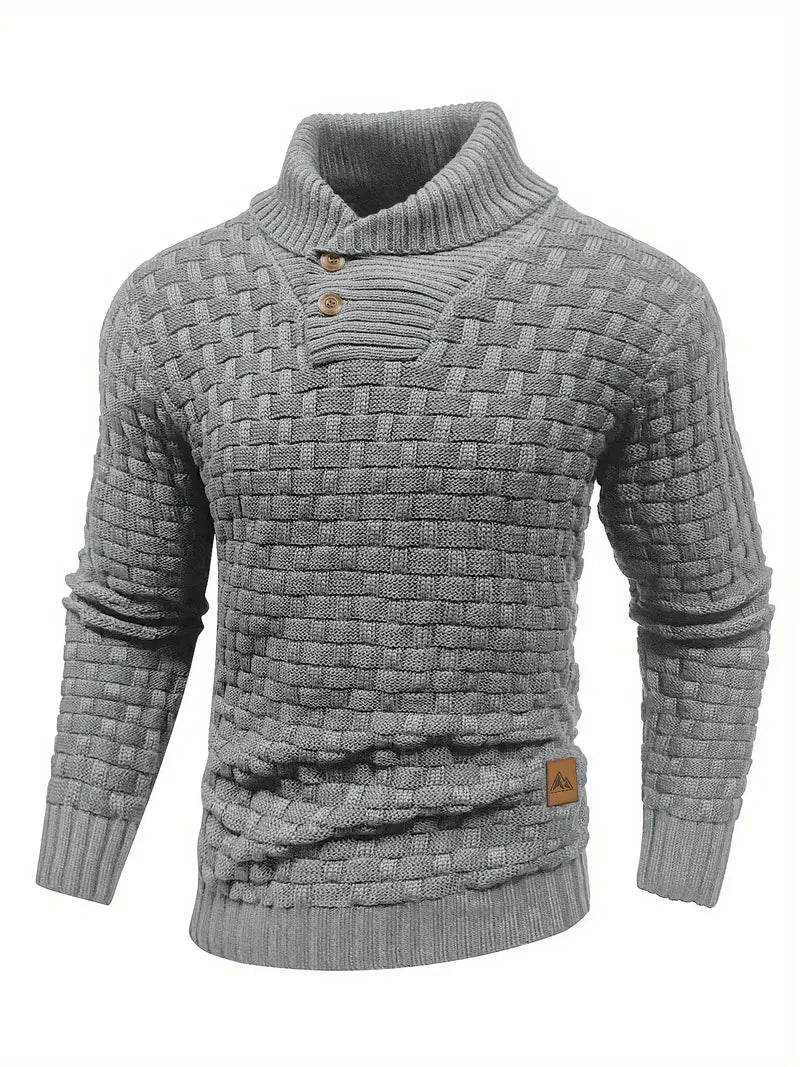 Strickpullover | Rollkragenpullover | Grobstrick | Strickpullover | Herrenbekleidung