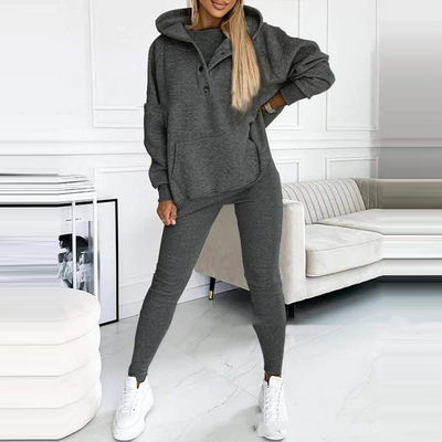 Lounge-Set – Oversized-Pullover und Leggings für Damen