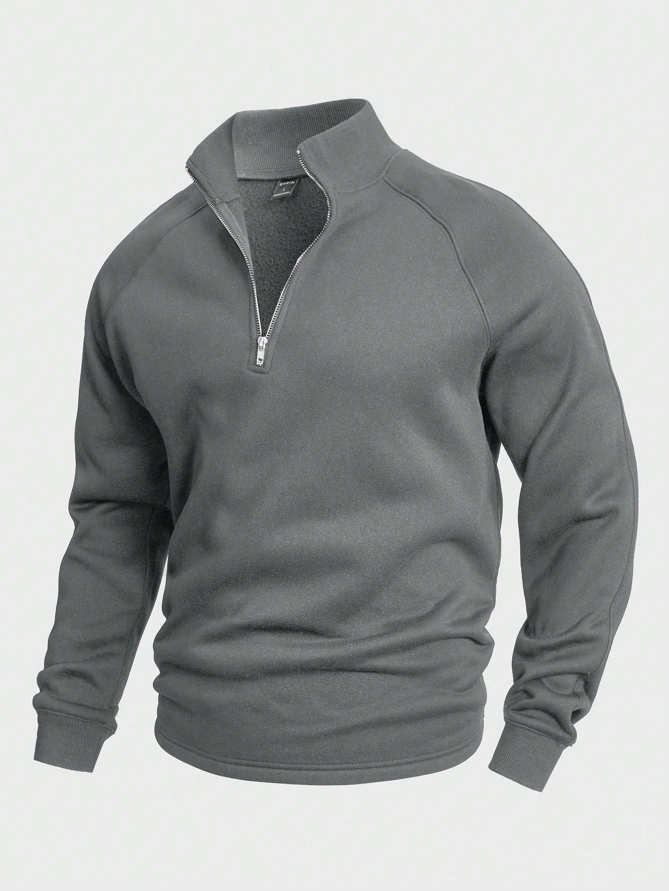 Herren-Pullover mit halbem Reißverschluss | Warm | Winter | Sweatshirt | Herren-Pullover mit Viertelreißverschluss