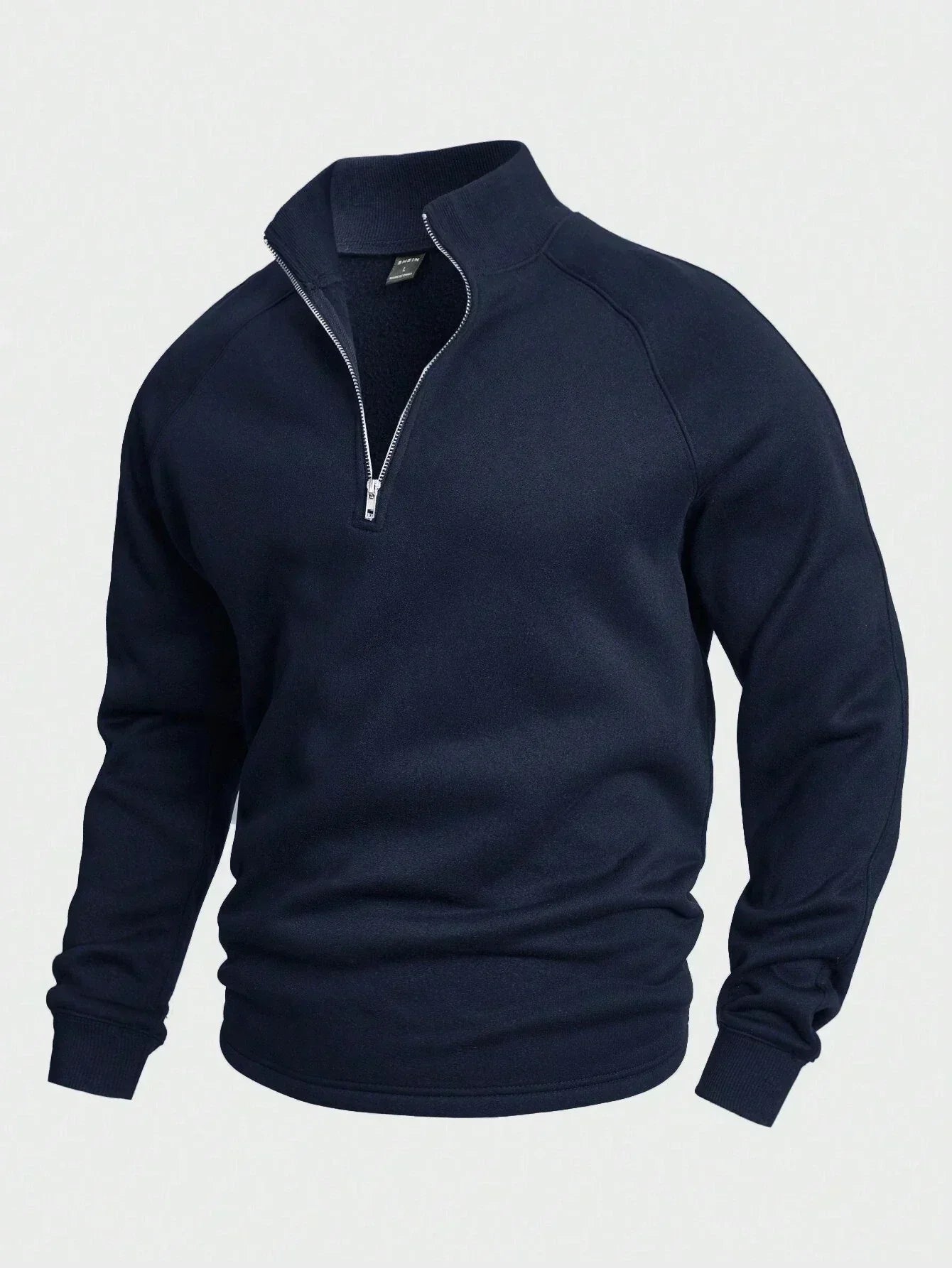 Herren-Pullover mit halbem Reißverschluss | Warm | Winter | Sweatshirt | Herren-Pullover mit Viertelreißverschluss