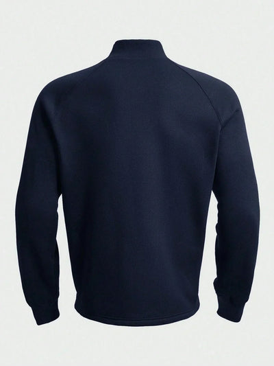 Herren-Pullover mit halbem Reißverschluss | Warm | Winter | Sweatshirt | Herren-Pullover mit Viertelreißverschluss