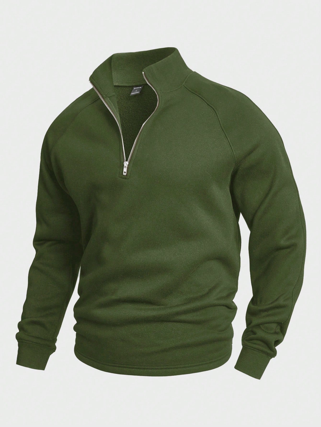 Herren-Pullover mit halbem Reißverschluss | Warm | Winter | Sweatshirt | Herren-Pullover mit Viertelreißverschluss