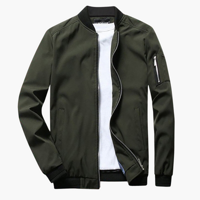 Bomberjacke | Reißverschluss | Winddicht | Herbstjacke | Herrenjacke