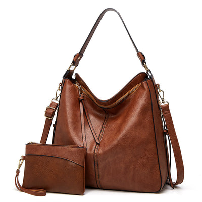 Ledertasche – groß – langer Riemen – Umhängetasche – Tragetasche