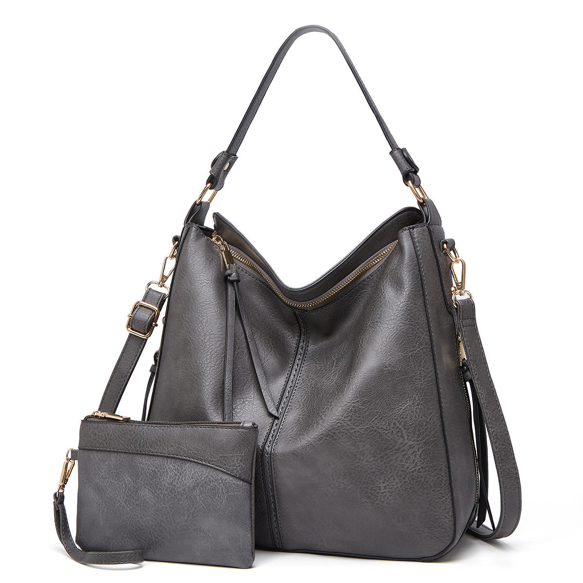 Ledertasche – groß – langer Riemen – Umhängetasche – Tragetasche