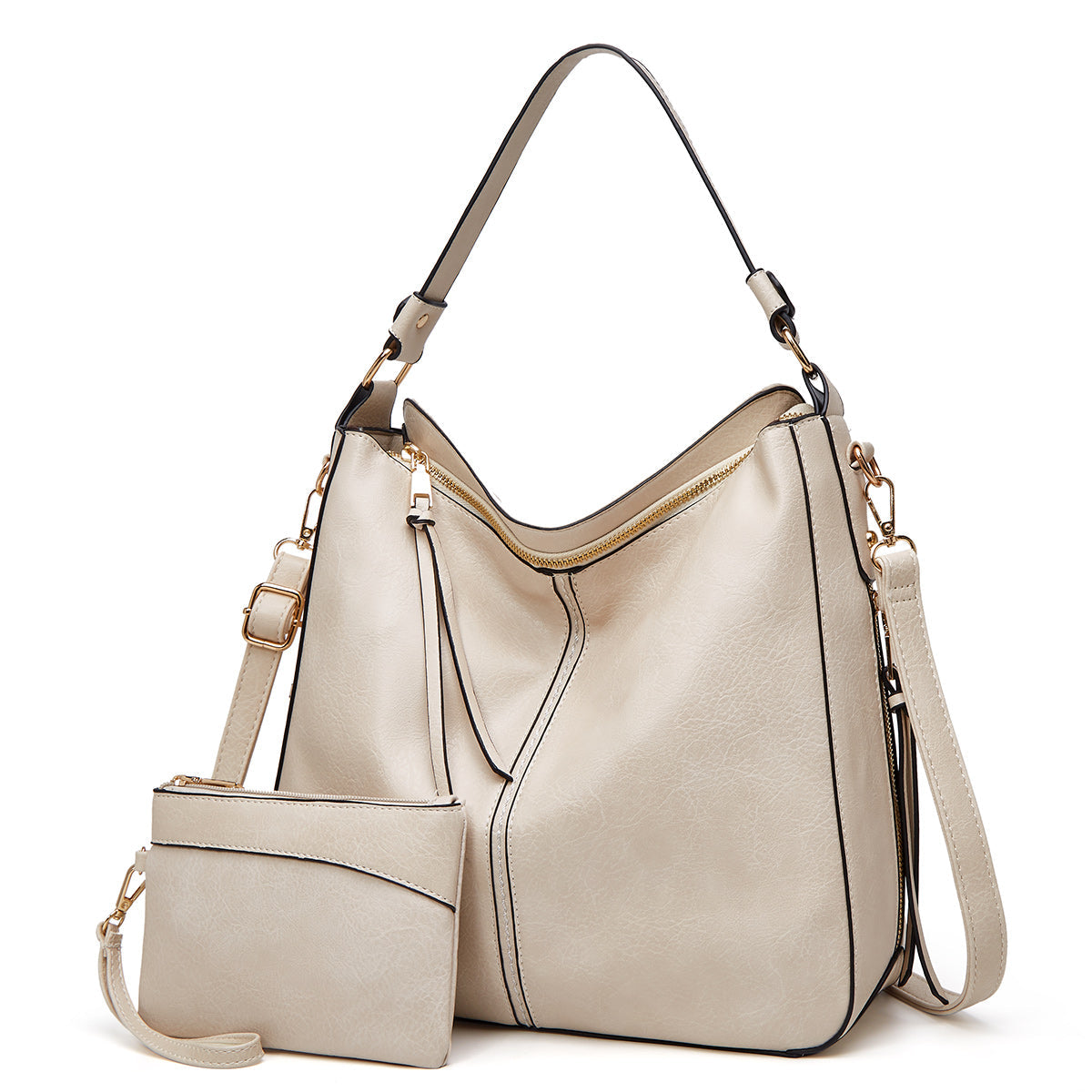 Ledertasche – groß – langer Riemen – Umhängetasche – Tragetasche