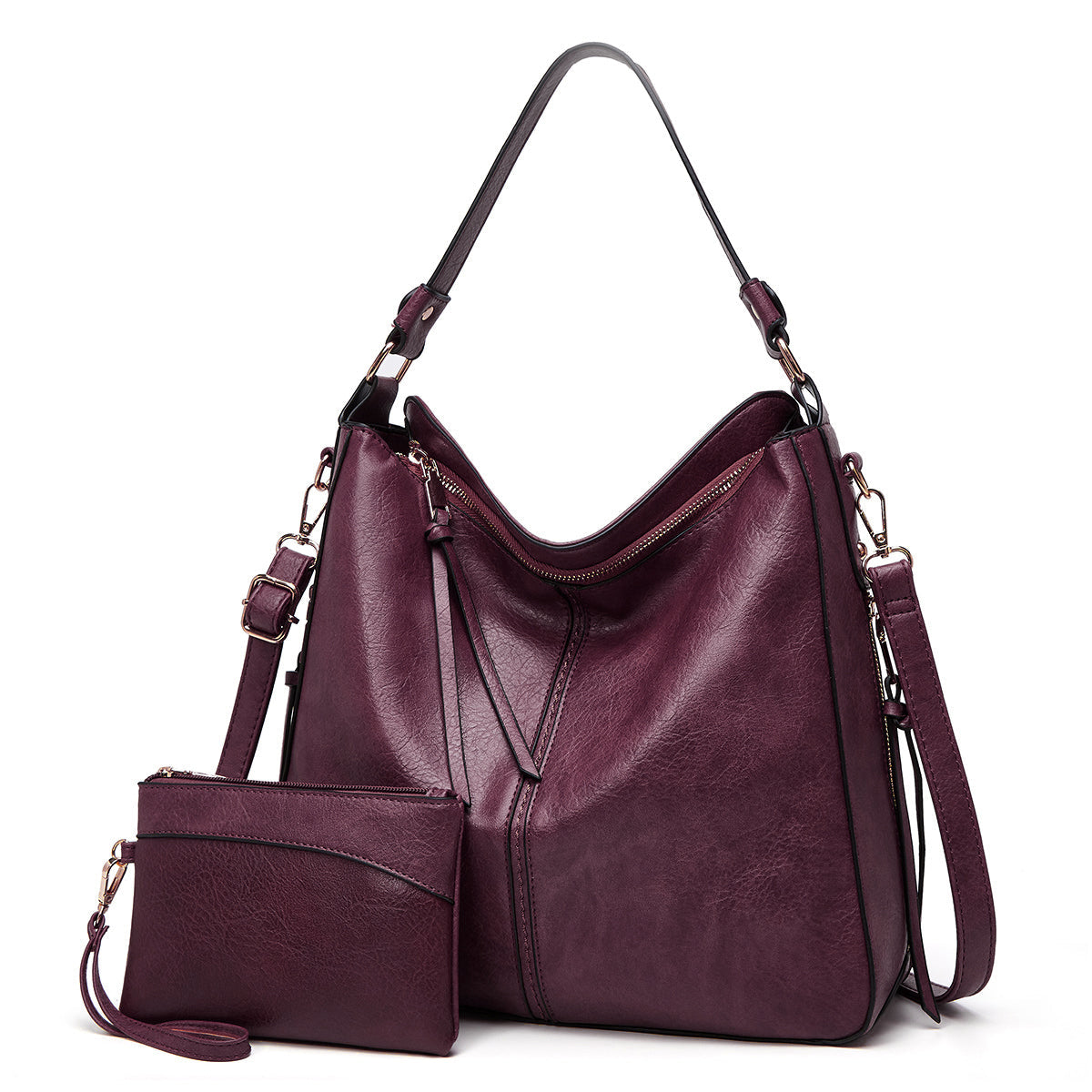 Ledertasche – groß – langer Riemen – Umhängetasche – Tragetasche