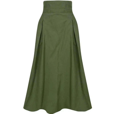 Midirock | Elegant | Tie Waist | Glockenrock | Rock mit hoher Taille