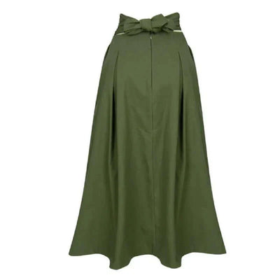 Midirock | Elegant | Tie Waist | Glockenrock | Rock mit hoher Taille