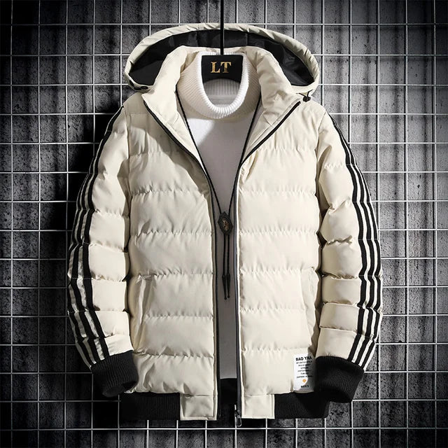 Pufferjacke | Gesteppt | Mit Kapuze | Winterbomberjacke | Winterjacke für Männer