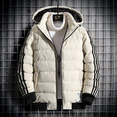 Pufferjacke | Gesteppt | Mit Kapuze | Winterbomberjacke | Winterjacke für Männer