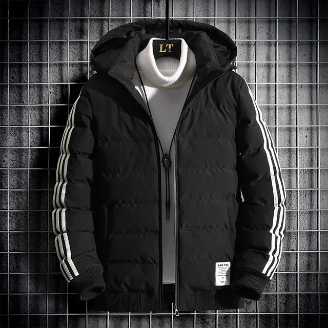 Pufferjacke | Gesteppt | Mit Kapuze | Winterbomberjacke | Winterjacke für Männer