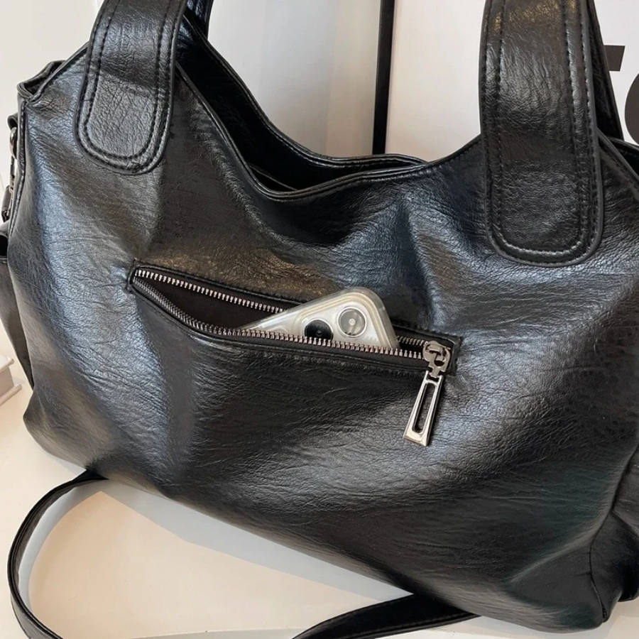 Tragetasche – veganes Leder – für jeden Tag – Kunstledertasche – Umhängetasche