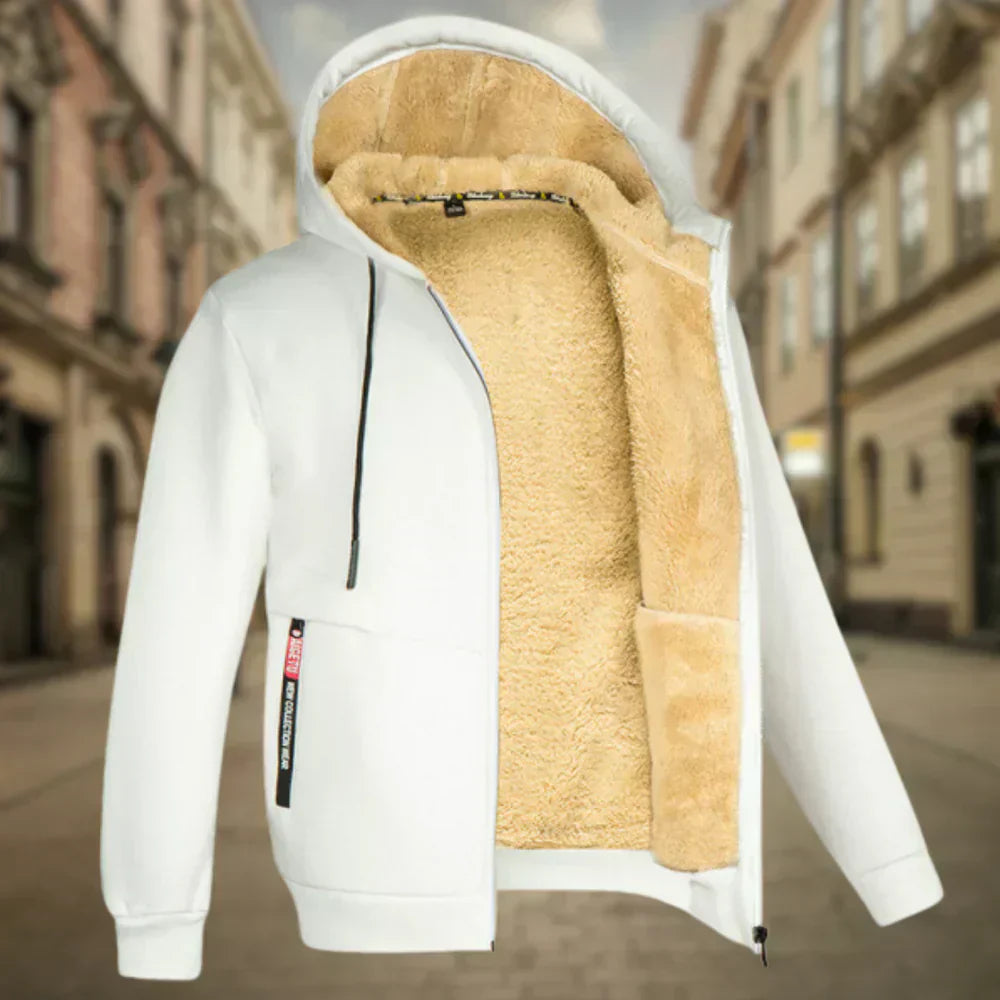 Fleece Hoodie Jacke - Winter - Warm - Zip-Up Hoodie - Herren Hoodie