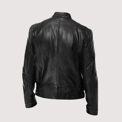 Kunstlederjacke - Regular Fit - Veganes Leder - Bikerjacke - Lederjacke für Männer