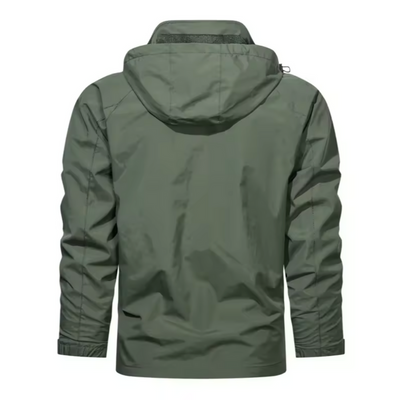 Windbreaker Jacke - Wasserdichte Outdoorjacke mit Kapuze für Männer