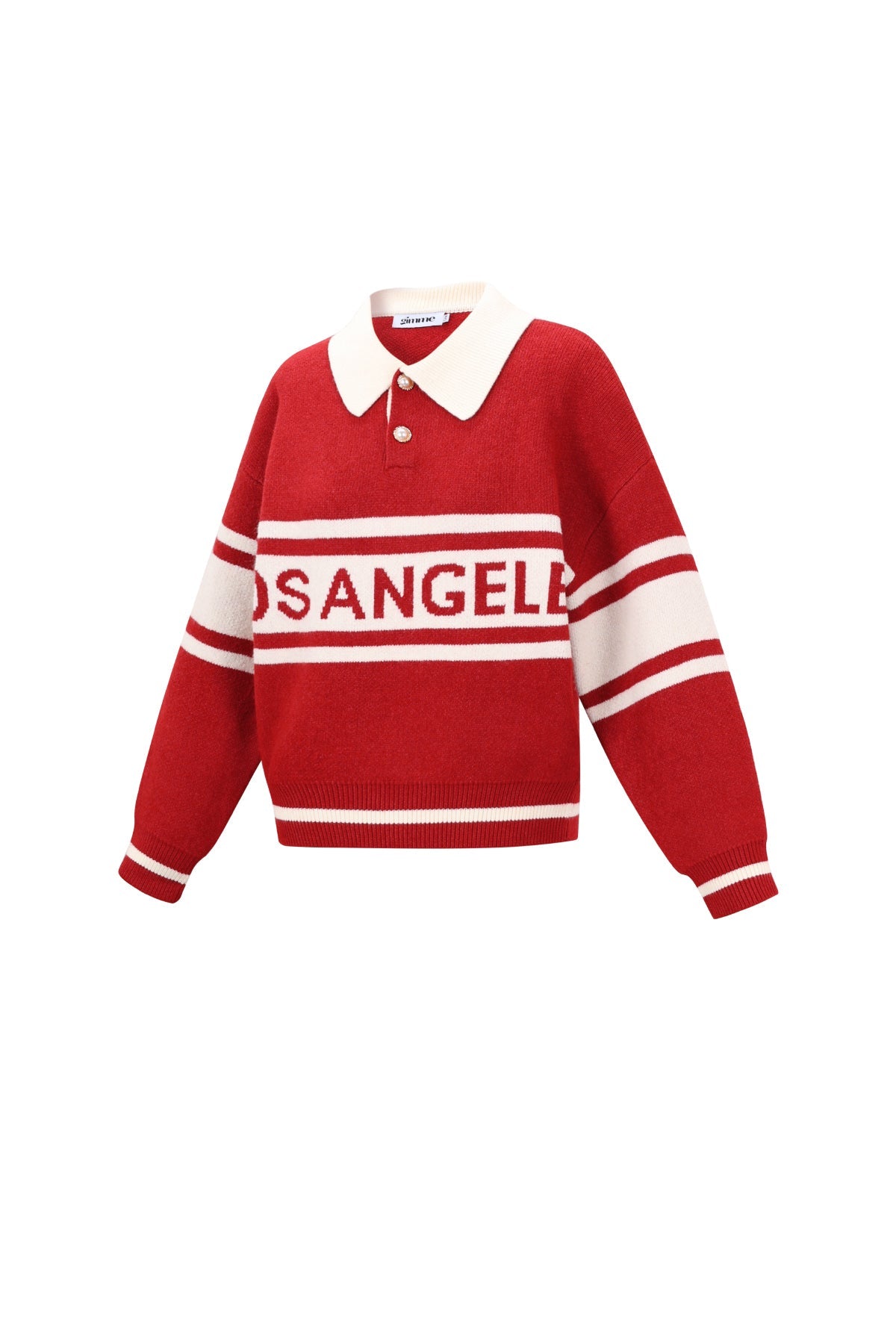 Polo Pullover - Los Angeles - mit Kragen - Strickpullover - Damenstrickwaren