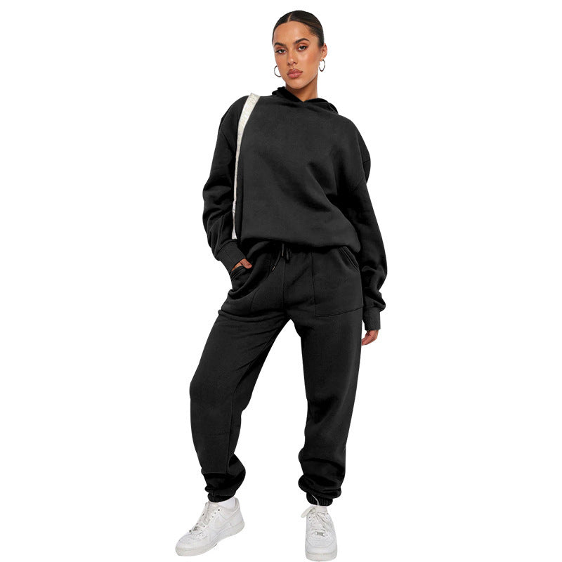 Hoodie- und Jogginganzug-Set – Mit Kapuze – Zweiteilig – Jogginganzug – Trainingsanzug für Damen