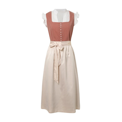 Dirndl | Kurzarm | Midi | Oktoberfest-Kleid | Oktoberfest-Damenoutfit