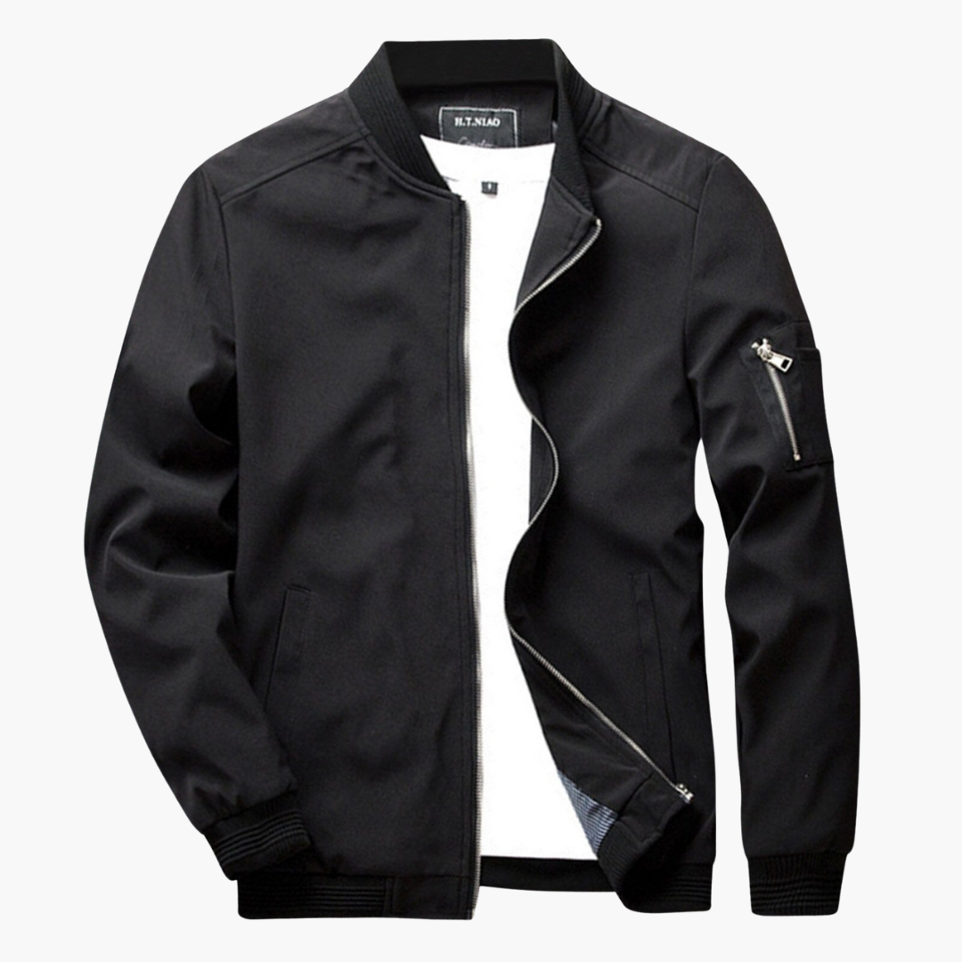 Bomberjacke | Reißverschluss | Winddicht | Herbstjacke | Herrenjacke