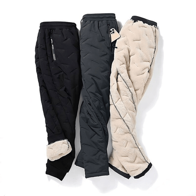 Fleecefutter - Kordelzug - Gesteppt - Winterhose - Herrenhose