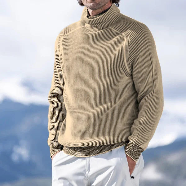 Rollkragenpullover | Rippstrick | Rollkragenpullover | Winterpullover | Herren-Strickpullover