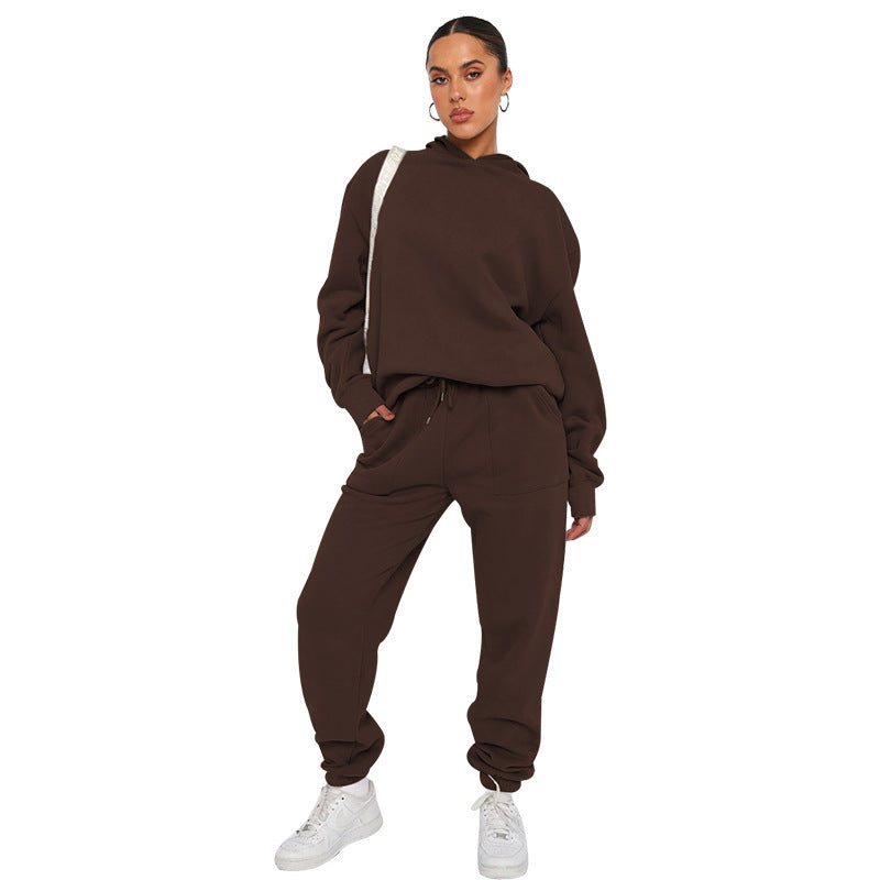 Hoodie- und Jogginganzug-Set – Mit Kapuze – Zweiteilig – Jogginganzug – Trainingsanzug für Damen
