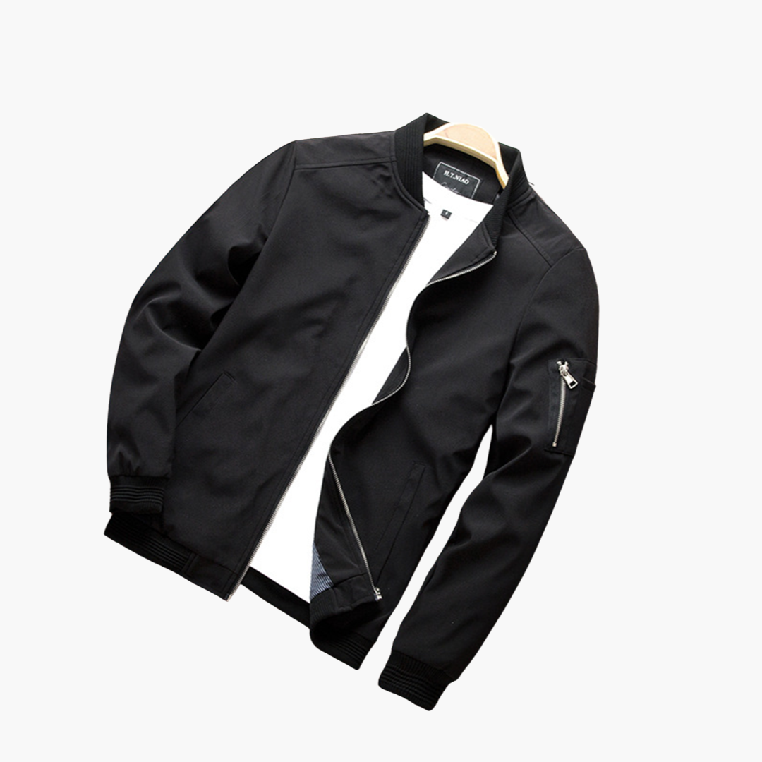 Bomberjacke | Reißverschluss | Winddicht | Herbstjacke | Herrenjacke