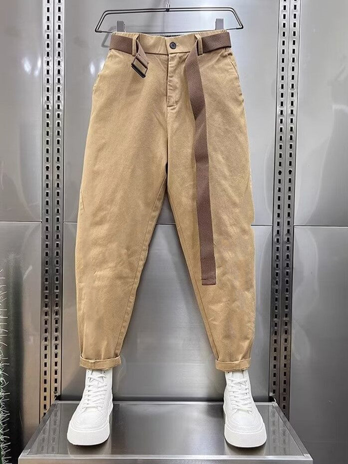 Baggy Pants | Slouchy | Gürtel | Loose Fit Pants | Herrenhosen