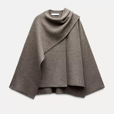 Cape Coat | Wolle | Herbst | Poncho | Damenmantel