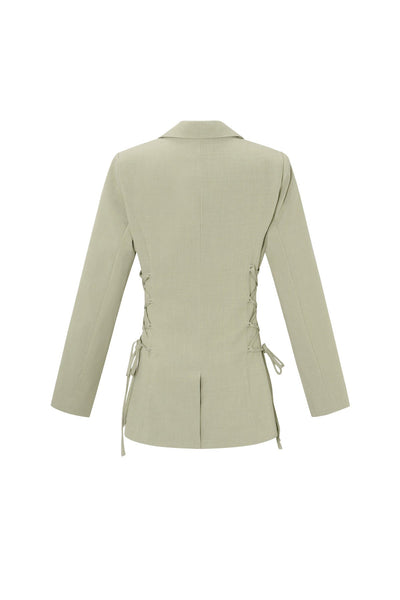 Damenanzug | Taillengürtel | Weites Bein | Blazer-Set | Kombi-Set