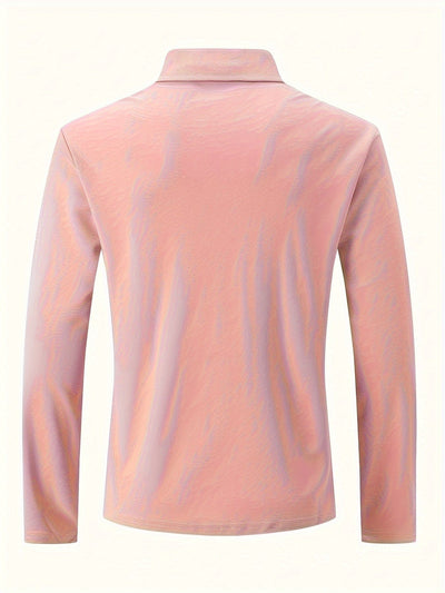 Langarm-Poloshirt – Poloshirt für Männer mit Kragen und Knopfleiste
