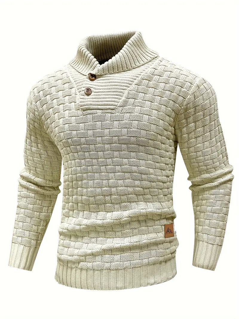 Strickpullover | Rollkragenpullover | Grobstrick | Strickpullover | Herrenbekleidung