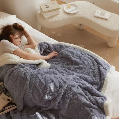 Fleece-Decke | Warm | Winter | Bettdecke | Große Decke