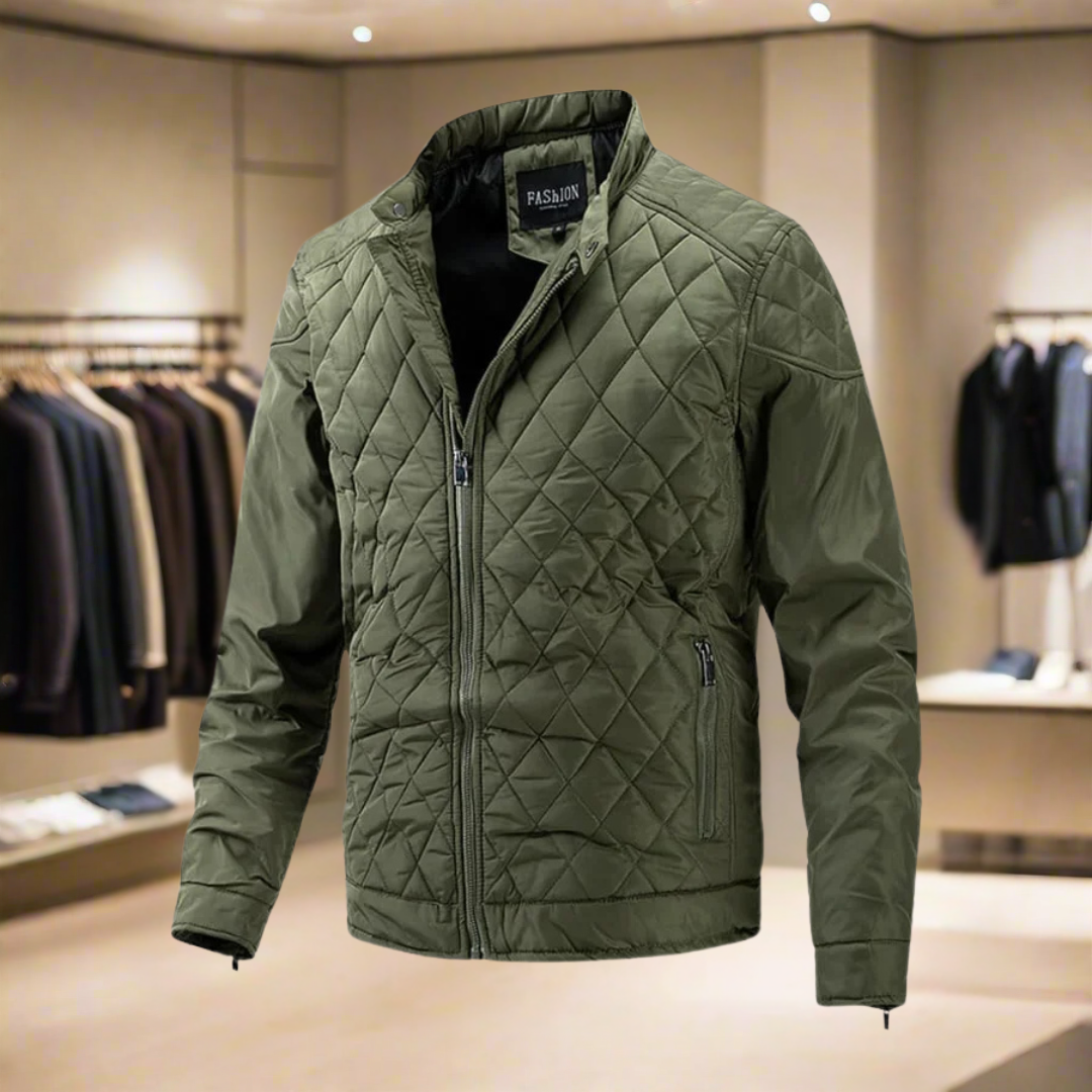 Daunenjacke - wattiert - leicht - Winterjacke - Herren Steppjacke
