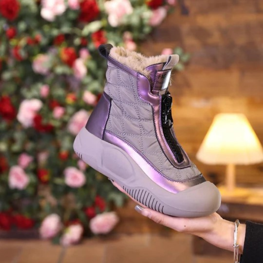 Schneestiefel – mit Fell gefüttert – wasserdicht – Winterstiefel – Damenstiefel