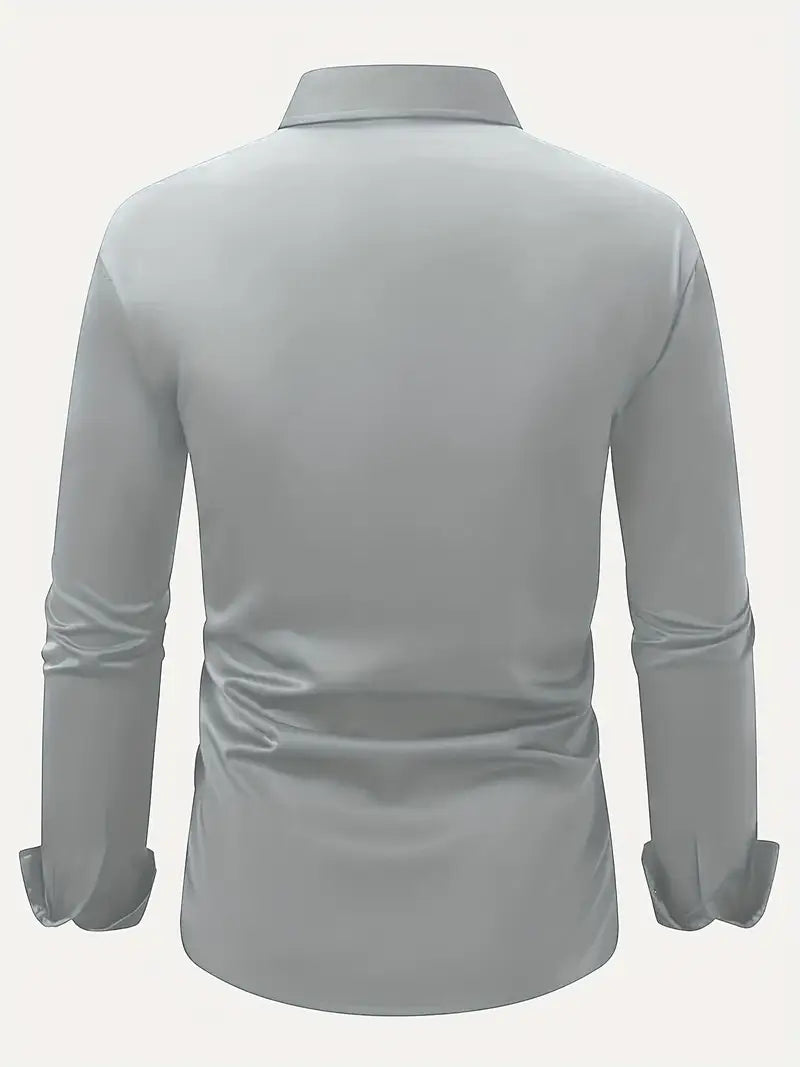 Bügelfreies Hemd | Knitterfrei | Slim Fit | Button-Up Hemd | Herrenhemden