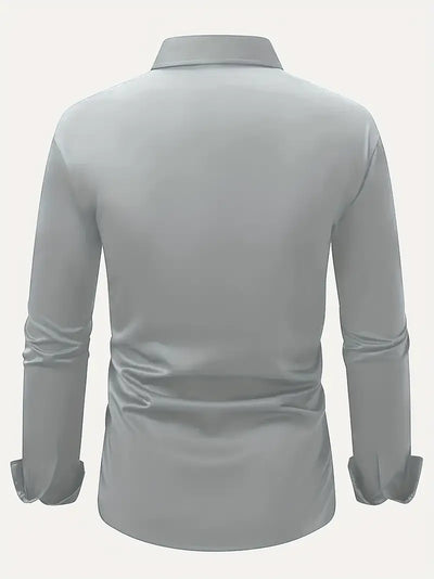 Bügelfreies Hemd | Knitterfrei | Slim Fit | Button-Up Hemd | Herrenhemden