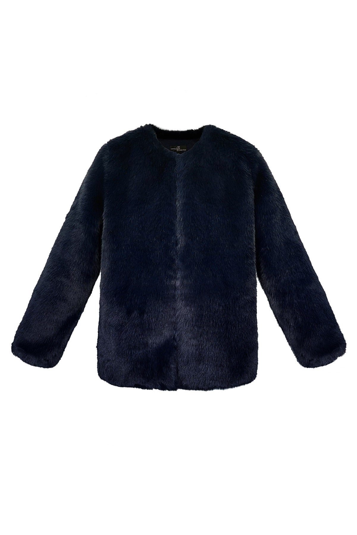 Kunstpelzmantel - Flauschige Kunstpelzjacke für Frauen für den Winter