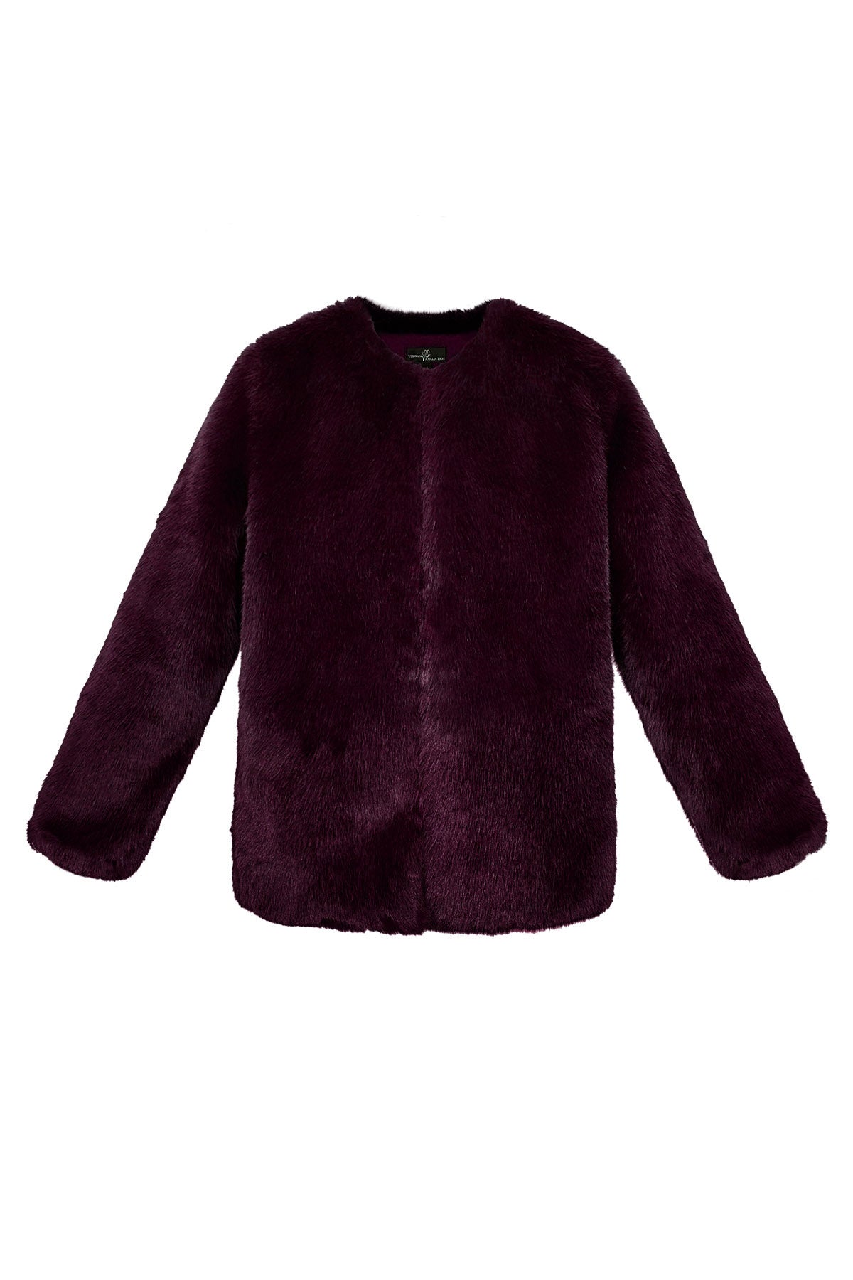 Kunstpelzmantel - Flauschige Kunstpelzjacke für Frauen für den Winter