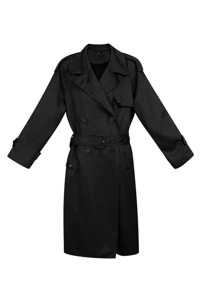 Wildleder-Trenchcoat | Mittellang | Herbst | Zweireihiger Trenchcoat | Damen-Trenchcoat