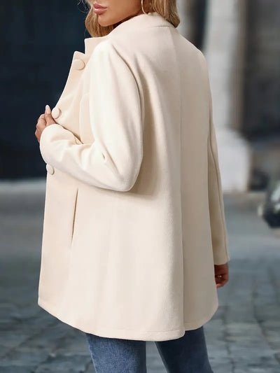 Woll-Trenchcoat – Stilvoller, mittellanger Wollmantel für Damen