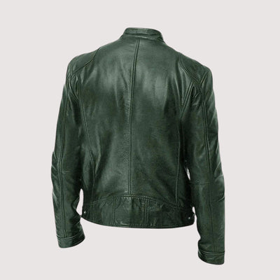 Kunstlederjacke - Regular Fit - Veganes Leder - Bikerjacke - Lederjacke für Männer
